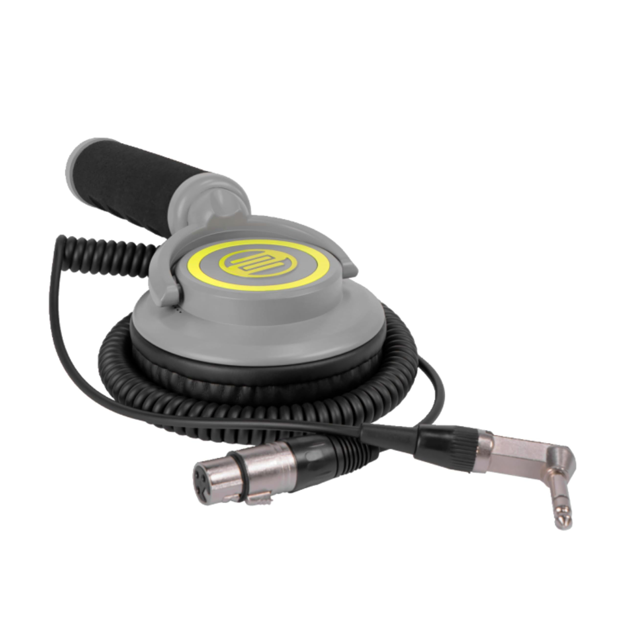 Reloop RHP-10 Mono Neon - Casque DJ Professionnel, Une Oreillette, Transducteur 50 mm, Câble Spiralé XLR