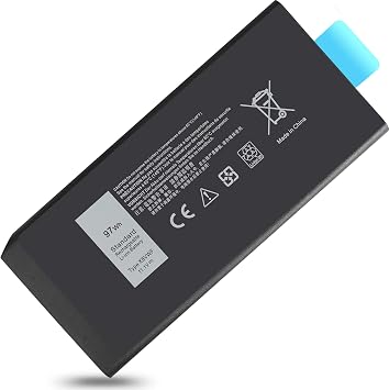 97WH X8VWF 4XKN5 CJ2K1 Battery Compatiable with Dell Latitude 14 Rugged 5404 5414 E5404 Rugged Extreme 7404 7414 E7404, fits P45G P46G001 P46G002 XN4KN 5XT3V 09FN4 451-12187 909H5 11.1V-9 Cells