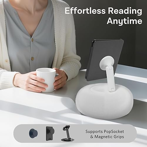 Miniatura 5 de CoBak Funda con cubierta magnética plegable para Kindle Paperwhite de 7 pulgadas de 12 generación 2024 y Kindle Colorsoft - para PopSockets Grip,