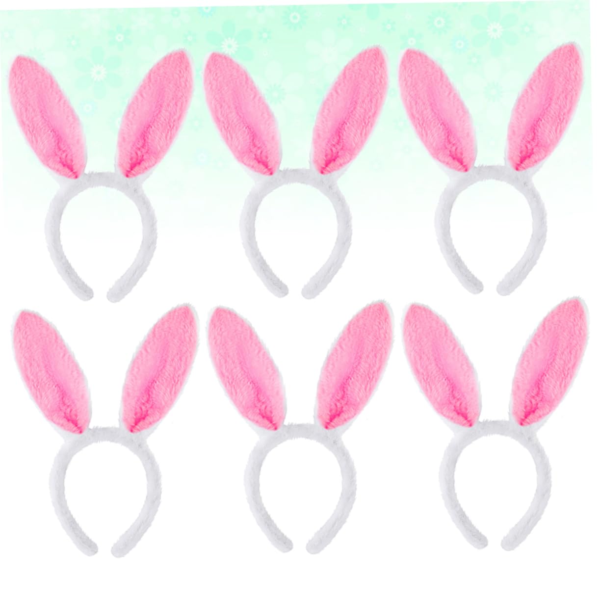 MAGICLULU 18 Pezzi Fasce Per Dell'Orecchio Di Coniglio Cerchi Per Rosa Regali Dei Coniglietto Di Peluche Coniglio Coniglietto Rosa Rifornimenti Del Partito
