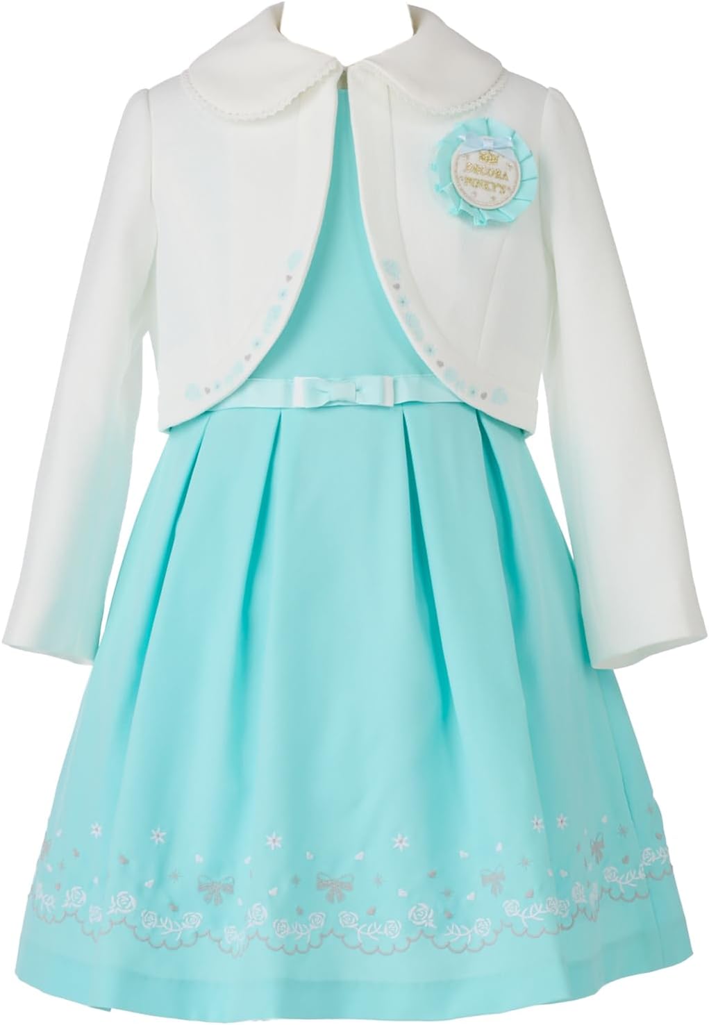 Amazon | [デコラピンキーズ] フォーマルドレス ボレロ付きワンピース  