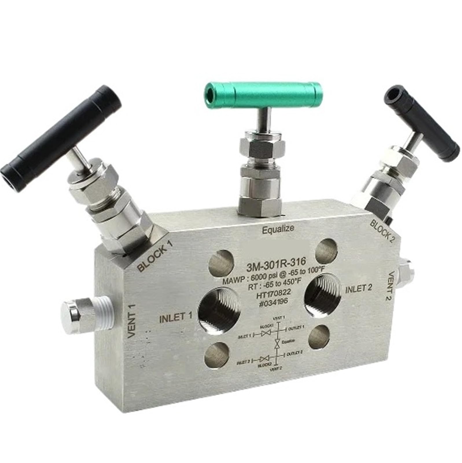 Belovek One Color Ss316 Instrumentation 2 3 5 Way Manifold Valves