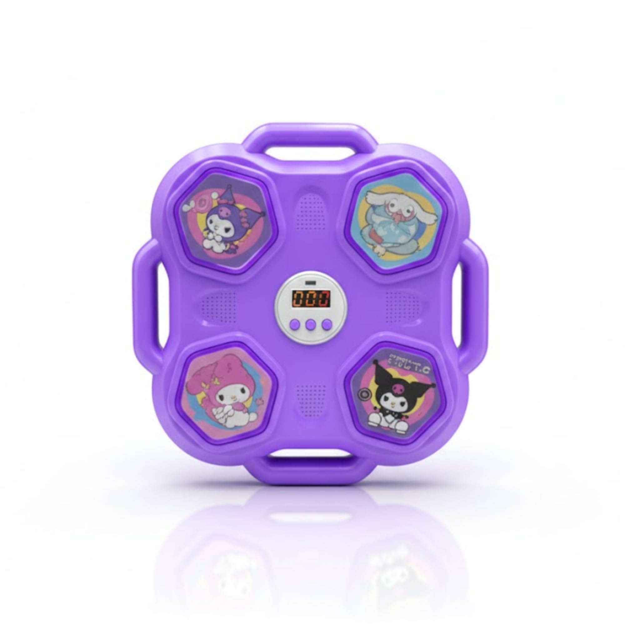 Drumstone 𝟏+𝟏 𝐲𝐞𝐚𝐫 𝐰𝐚𝐫𝐫𝐚𝐧𝐭𝐲, Intelligent Music Boxing Machine with 6 LED Light Targets, Bluetooth Enabled Fitness Equipment for Indoor Exercise, Durable Punching Pad for Kids-picture-13