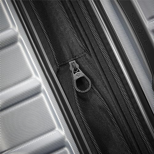 Samsonite Omni 2 Pro Hardside Expandable Luggage with Spinner Wheels, PRO 2PC SET (CO/M), Arctic Silver by Samsonite - Image 6