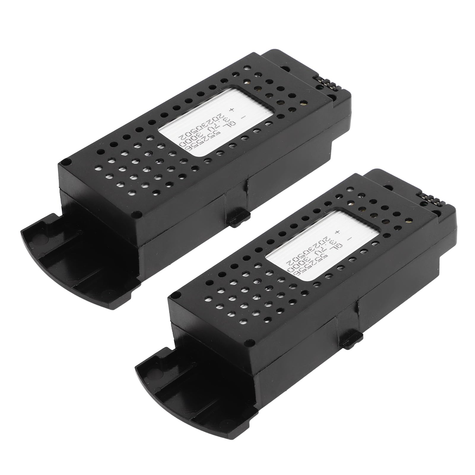 KIMISS Bateria do drona 3.7V 3000mAh, 2 sztuki, ładowanie z ochroną, przenośna, z kablem 3w1 for S6 G6