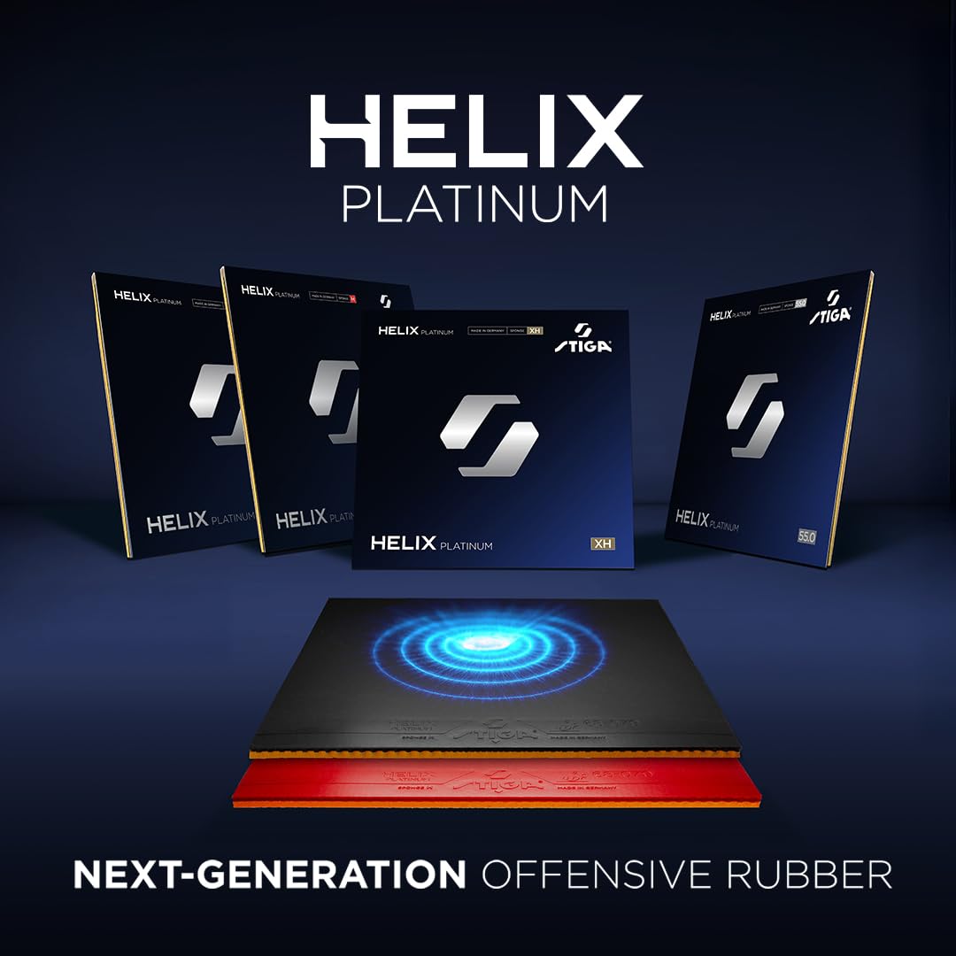 STIGA Helix Platinum Le revêtement de Tennis de Table