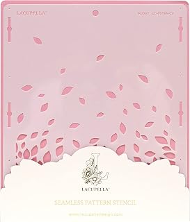 Lacupella Cake Stencil ~ Float ~ Seamless Delicate Pattern for Decorating Tall D - Compare price