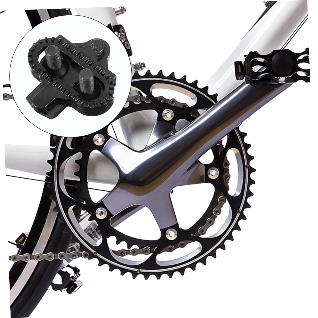 SUPVOX 1 Paio Di Tacchetti Per Biciclette Pedale Tacchetto Pedali Mtb Ciclismo Biciclette Tacchetto Per Rilascio Multidirezionale Tacchetto Piastra Paramotore Mountain