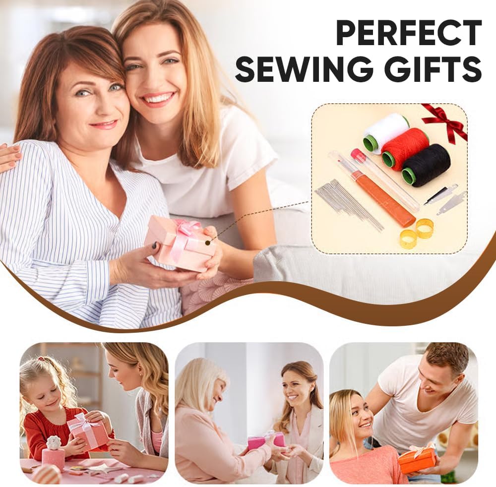 Saker 34-Piece Sewing Kit,34-Piece Portable Emergency Repair Set for Clothing & Fabrics, Compact Sewing Supplies for On-The-Go, Home & Travel Essentials (9 Sets)
