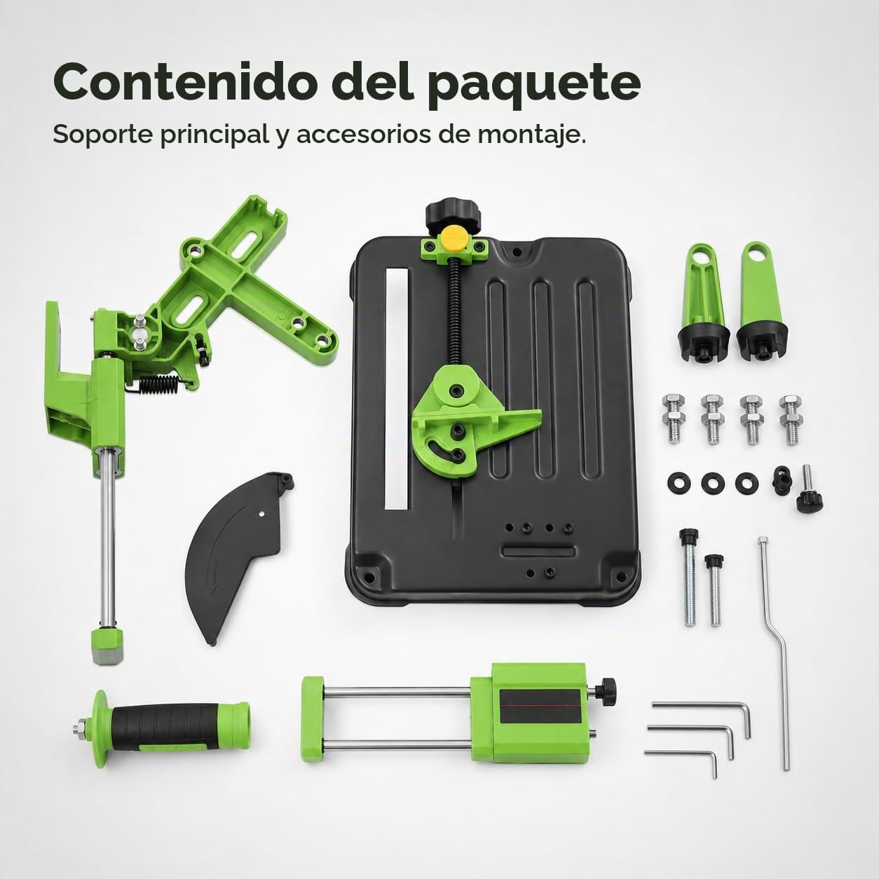 Amoladora angular 100-125 mm, soporte para amoladora de pie, soporte fijo, multifunción