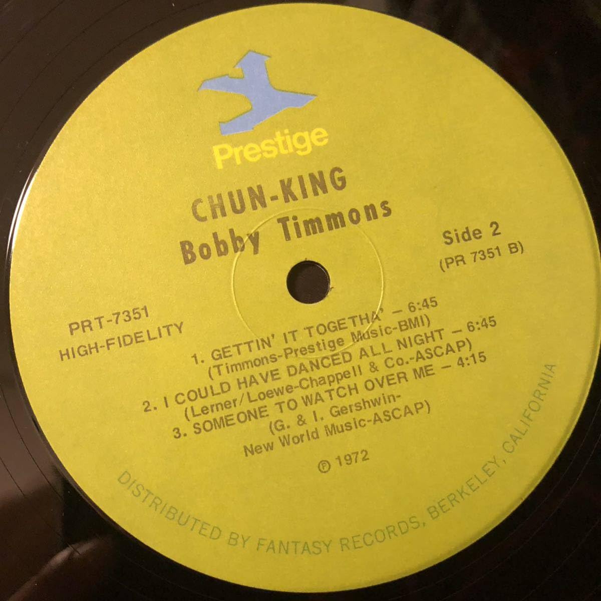 Amazon.co.jp: Bobby Timmons Chun-King Record LP Jazz JAZZ Bobby
