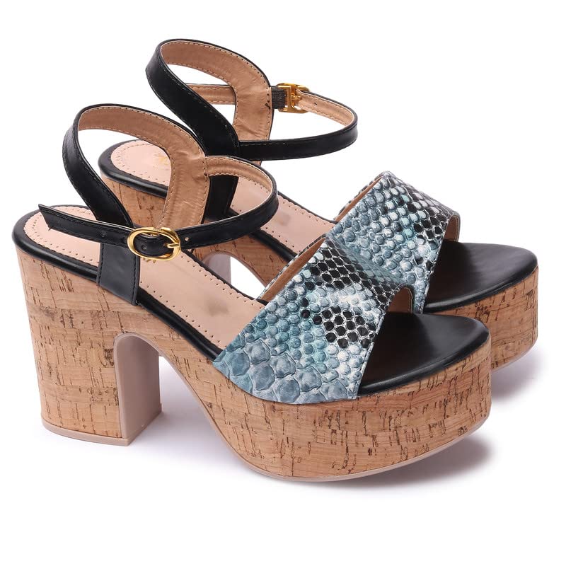 Longwalk Women Block Heel Textured Sandal for Girls (B0B4P43M4S) Amazon Price History, Amazon Price Tracker
