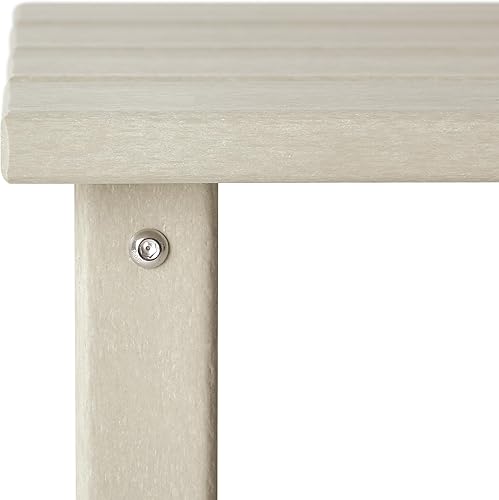 Vista 5 de WestinTrends Dylan Adirondack - Mesa auxiliar redonda para exteriores, color negro