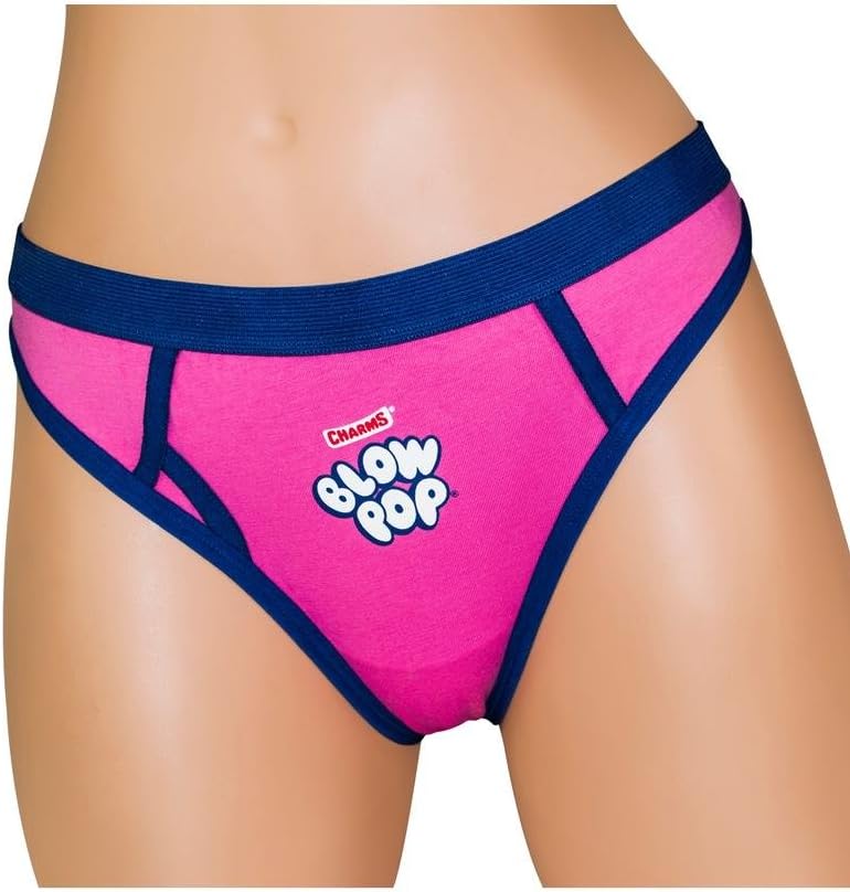 Candy Panties Blow Pop Thong Underwear (1X/2X) Pink