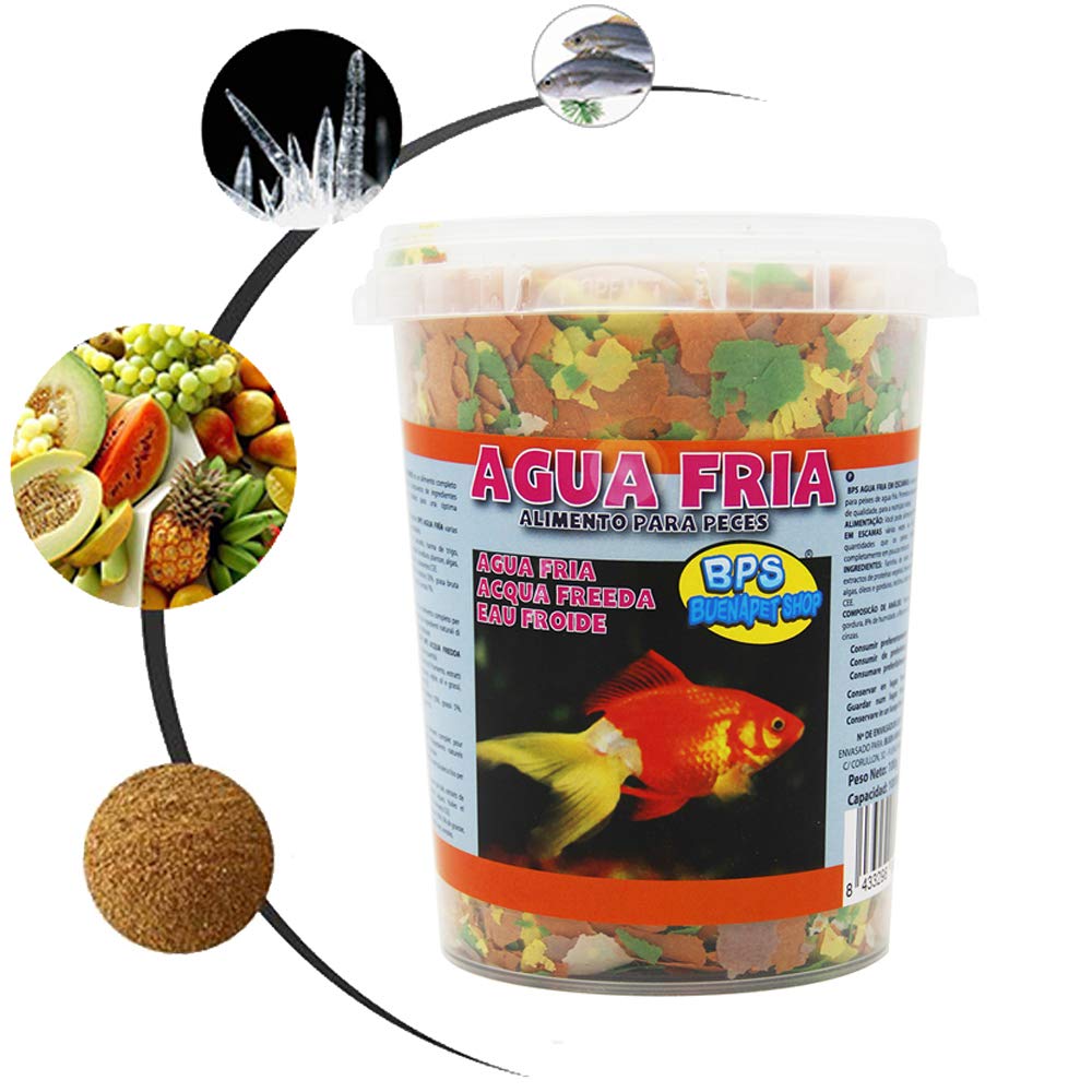 BPS Pełna karma dla ryb zbilansowana dla ryb akwariowych 1000 ml (Model 1: 100g) BPS-4091