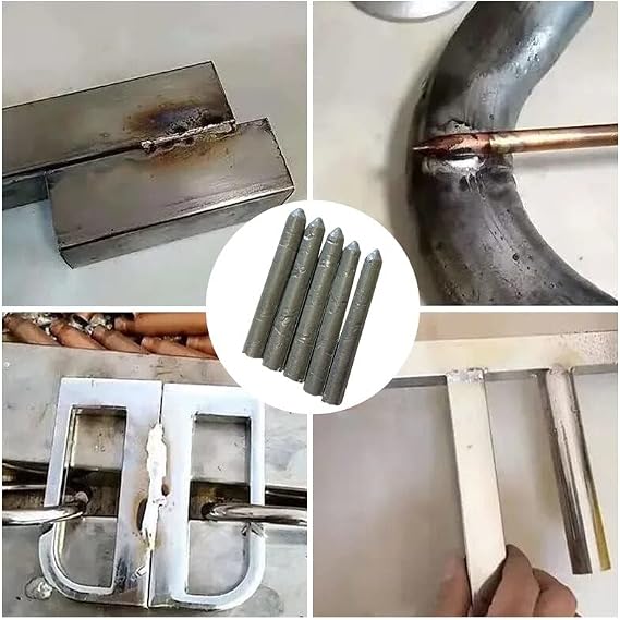 3/6/9Pcs Powder Cored Welding Aluminum Rod 78mm Low Temperature Easy Melt Aluminum Soldering Welding Rods No Need Solder Convenient Weld Tools (Size : 3Pcs 78mm)