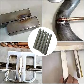 3/6/9Pcs Powder Cored Welding Aluminum Rod 78mm Low Temperature Easy Melt Aluminum Soldering Welding Rods No Need Solder Convenient Weld Tools (Size : 3Pcs 78mm)