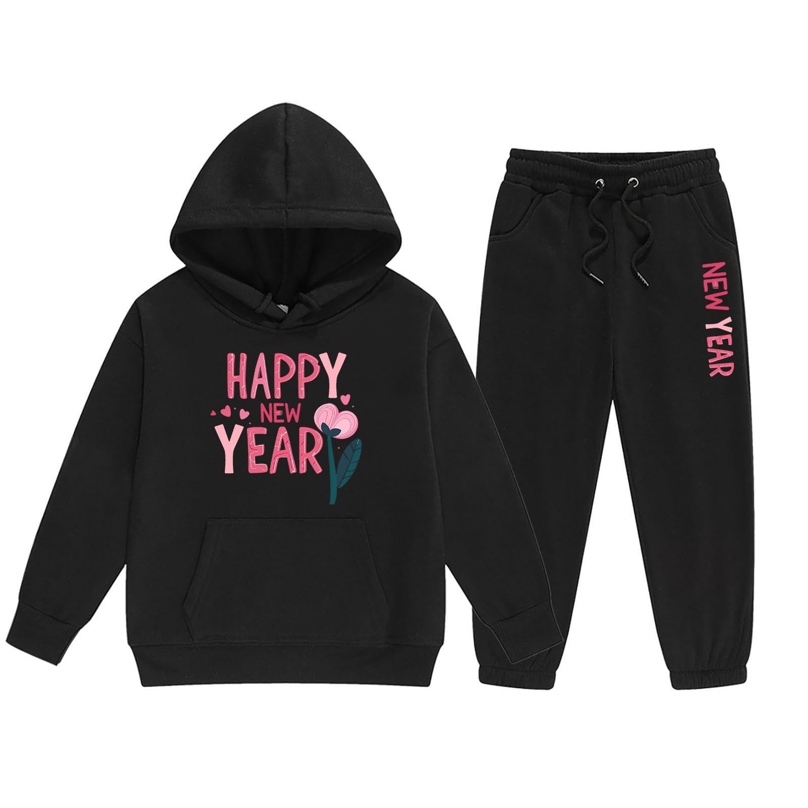 Ensemble de survêtement à carreaux avec jogging sweat à capuche