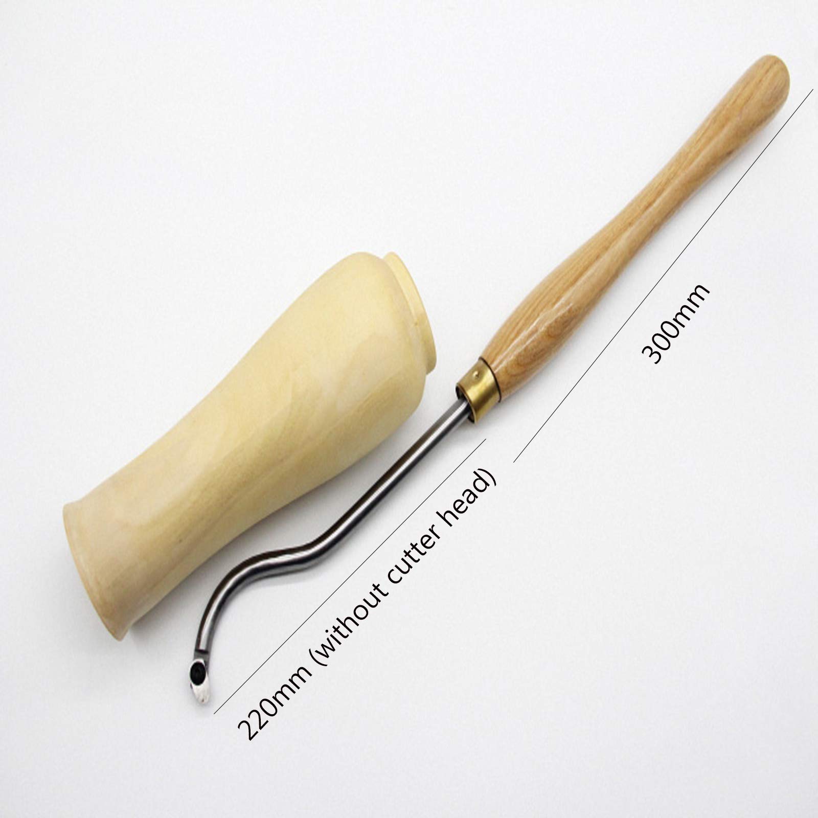 Scalpello per Tornio, Utensili per Tornitura Del Legno in Acciaio ad Alta Velocità Scalpello per Tornio Piegato Barra Degli Attrezzi Tornio Sgorbia per Tornitura Del Legno per Hobbisti Del Le