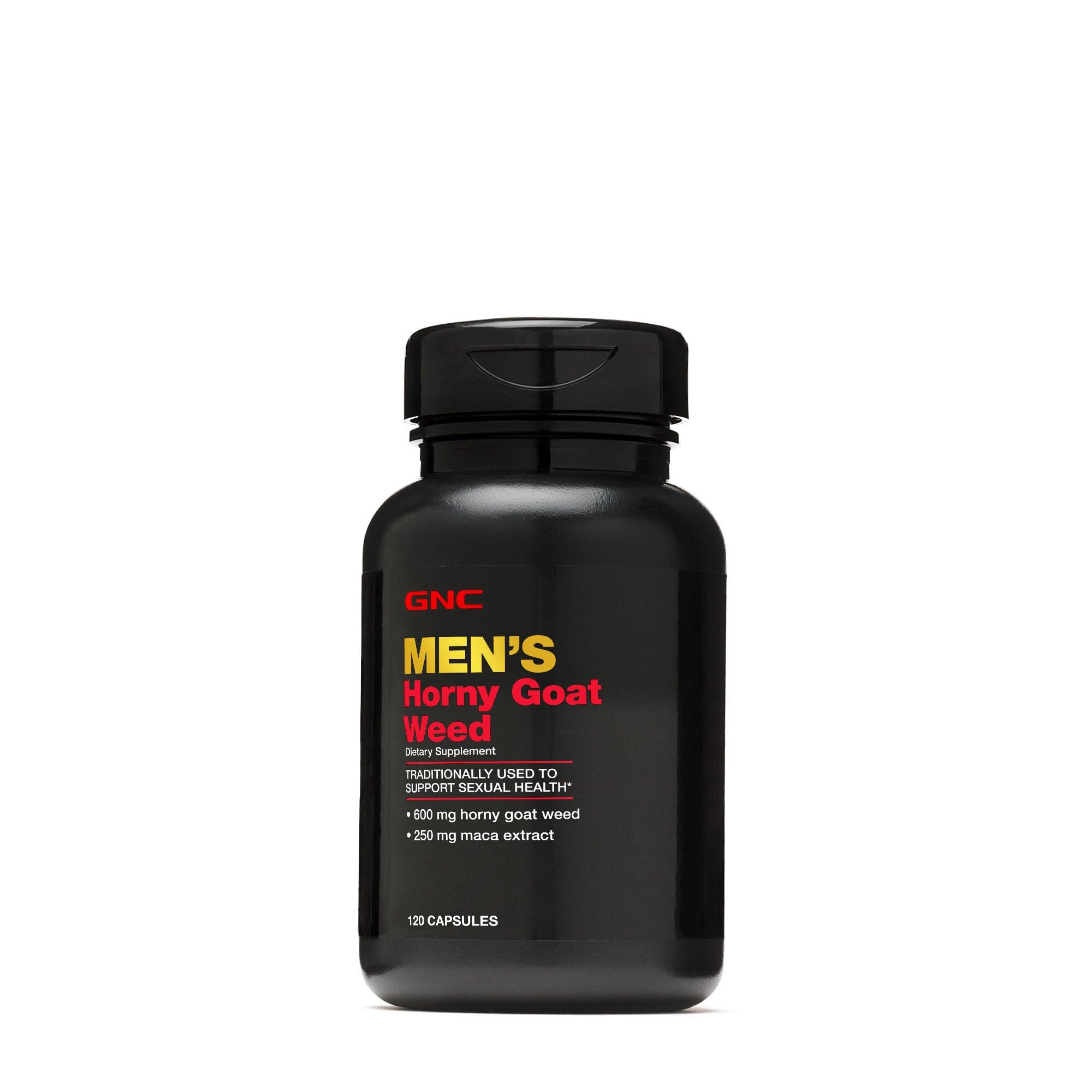 GNC Men's Horny Goat Weed, Supports Sexual Health, 120 Capsules