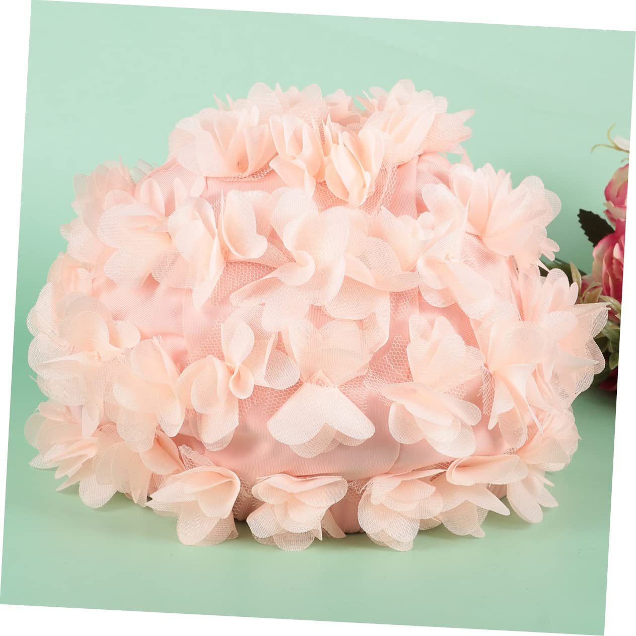 3 Uds Protector De Oído para Nadar Gorro De Baño De Flores Gorro De Baño De Moda Gorro De Baño para Gorro De Natación