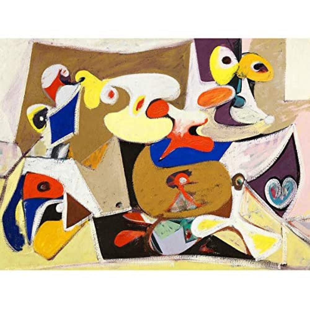 Gorky Arshile After Khorkom Abstract Painting Art Print Canvas Premium Wall Decor Poster Mural