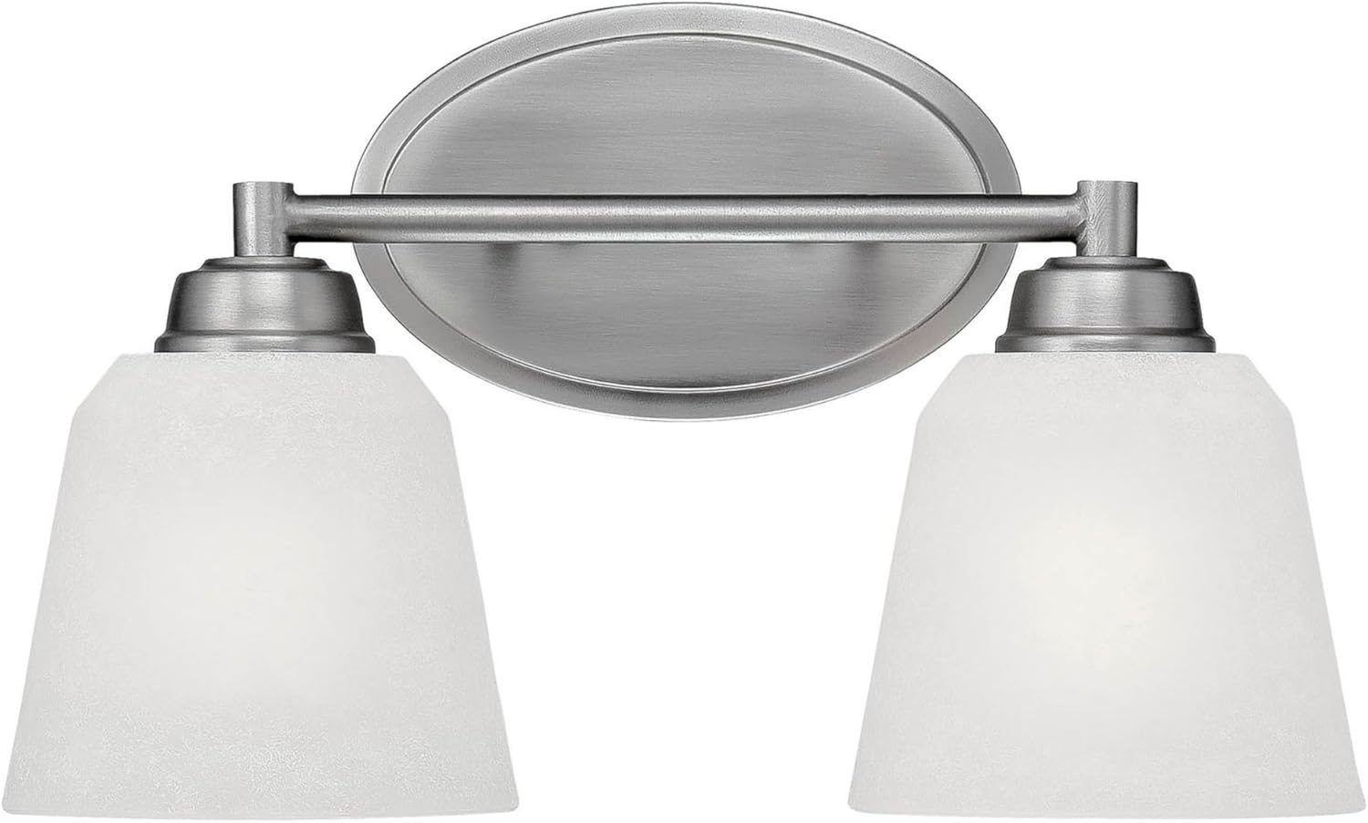 Millennium 3222-BPW Transitional Two Light Vanity from Franklin Collection in Pwt, Nckl, B/S, Slvr. Finish