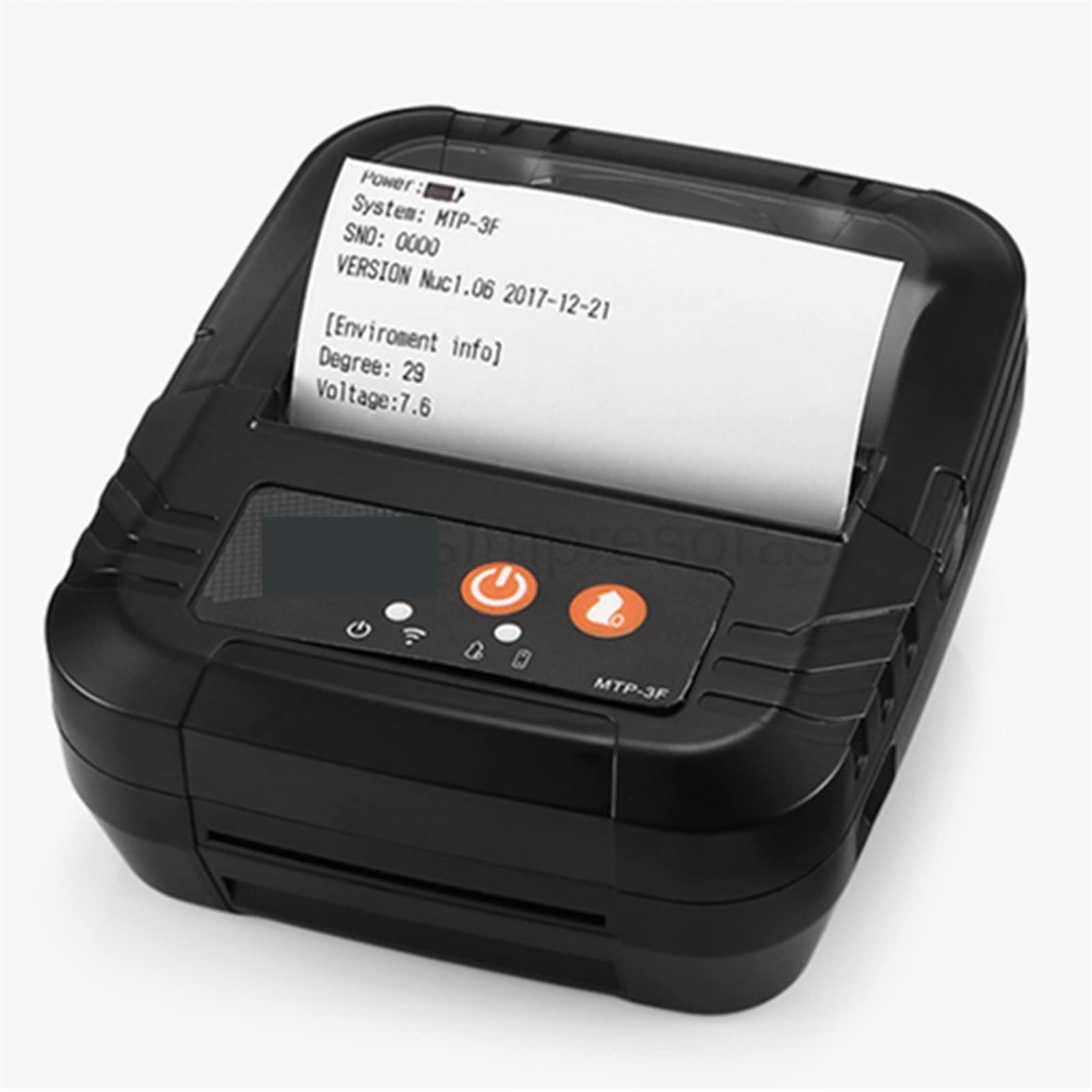 Stampante Palmare Portatile, Stampanti termiche for ricevute Bluetooth portatili wireless da 80 mm SDK gratuito for Android e iOS Nessun bisogno di inchiostro o toner Recibos Impresoras ,per Logo/Imma