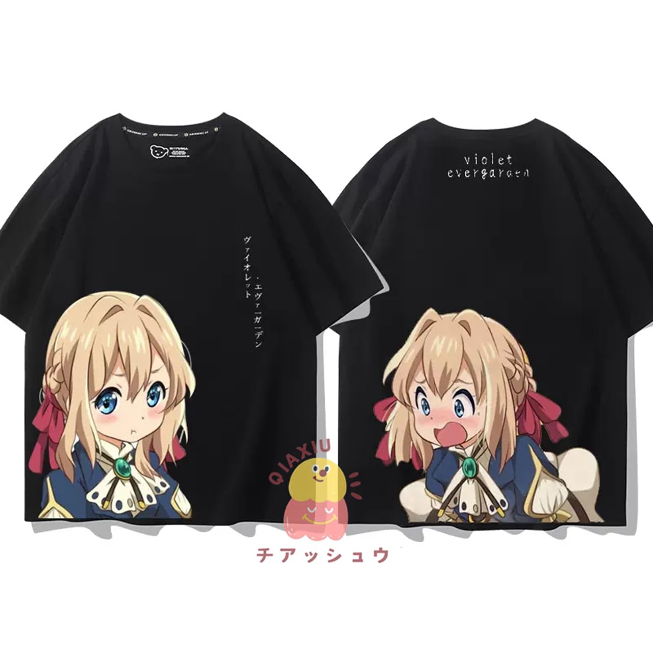Amazon.co.jp: ヴァイオレット・エヴァーガーデン Tシャツ 