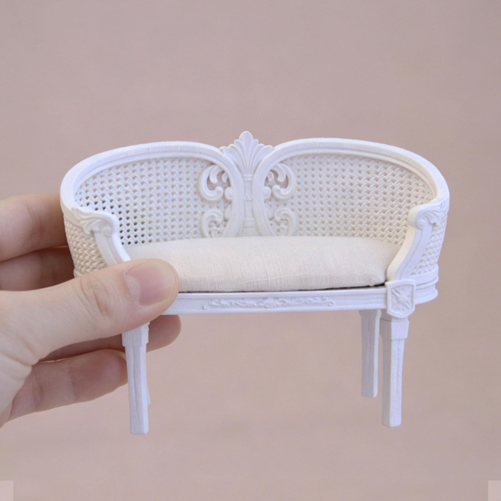 Miniatura Casa Vintage Divano Mobili Doppio
