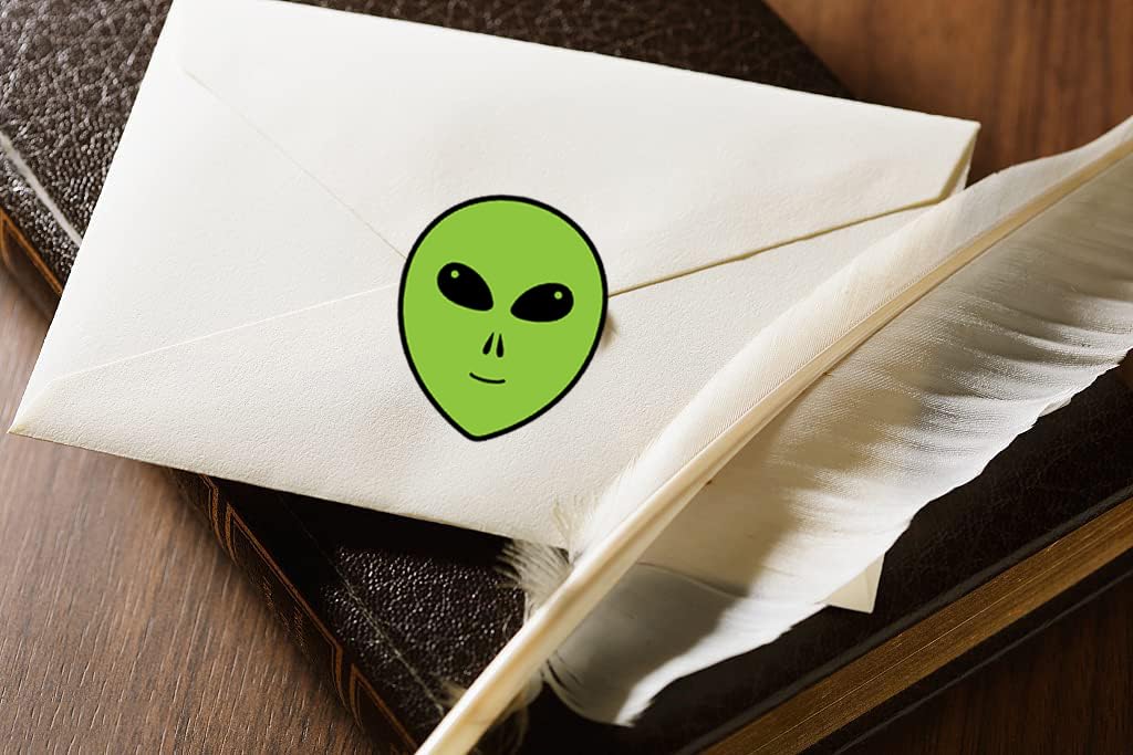 Hiking Socks 500 Pieces Green Alien Stickers Roll - UFO Space Party ...