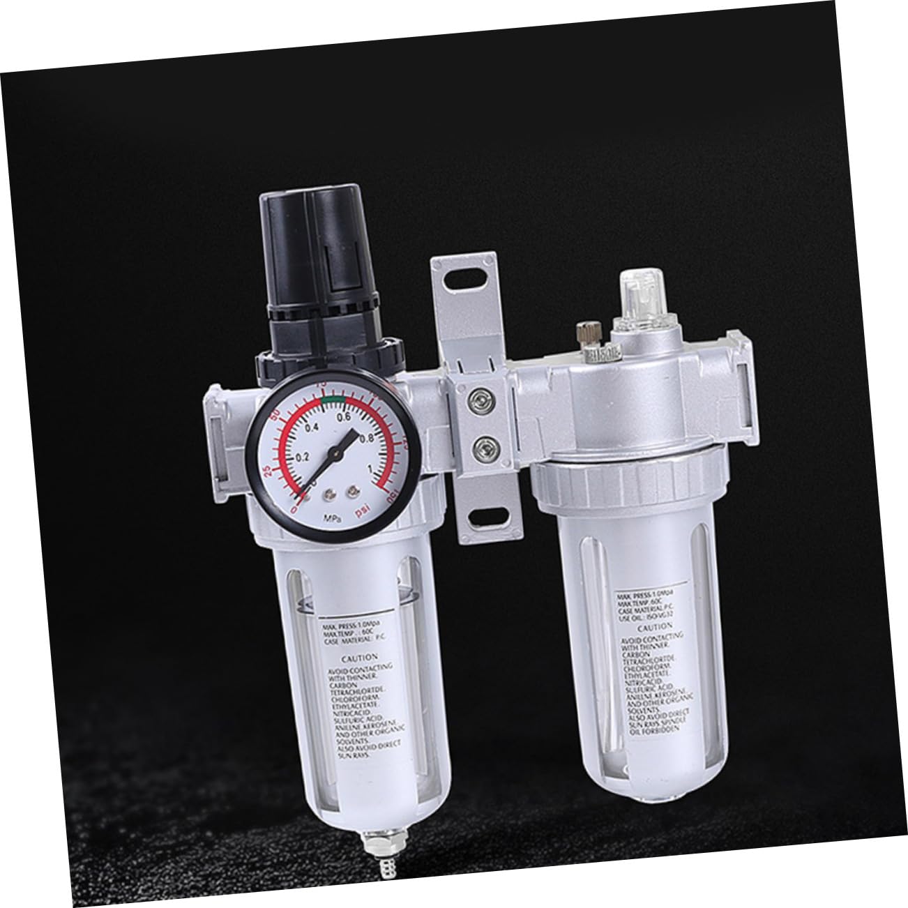 Homoyoyo Regolatore Del Compressore d Aria Separatore Olio-acqua Filtro Regolatore Scarico Automatico Per Utensili Pneumatici e Installazione Gas