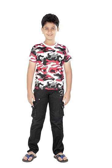 Army t shirt for boy Clearance