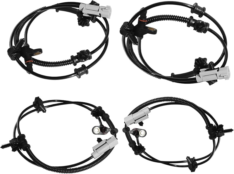 Sensor de velocidade da roda ABS YSaekYeo dianteiro e traseiro para Jeep Commander e Grand Cherokee – Kit com 4 unidades