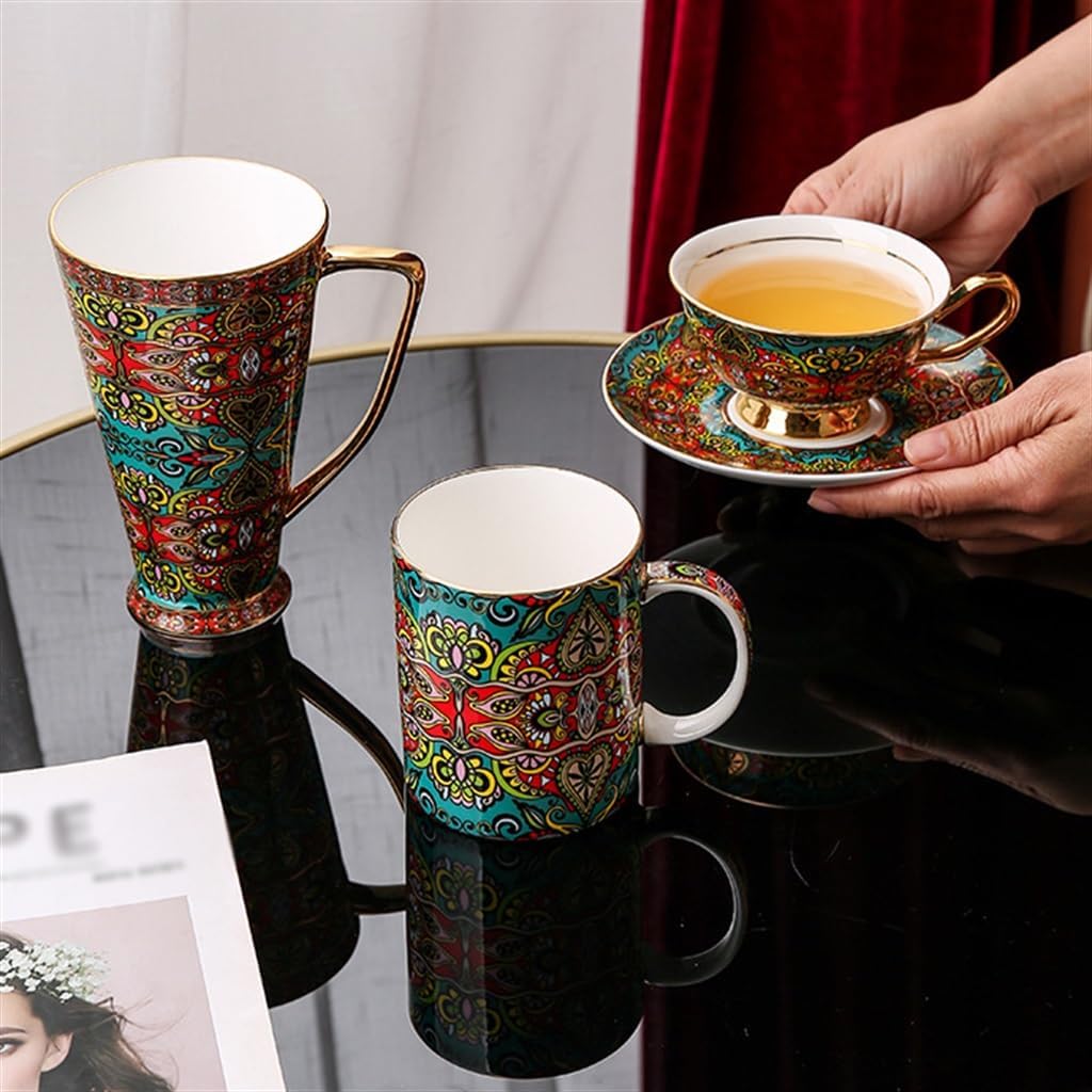 Coffee Cup European Bone Porcelain Mug Cup Afternoon Tea Set