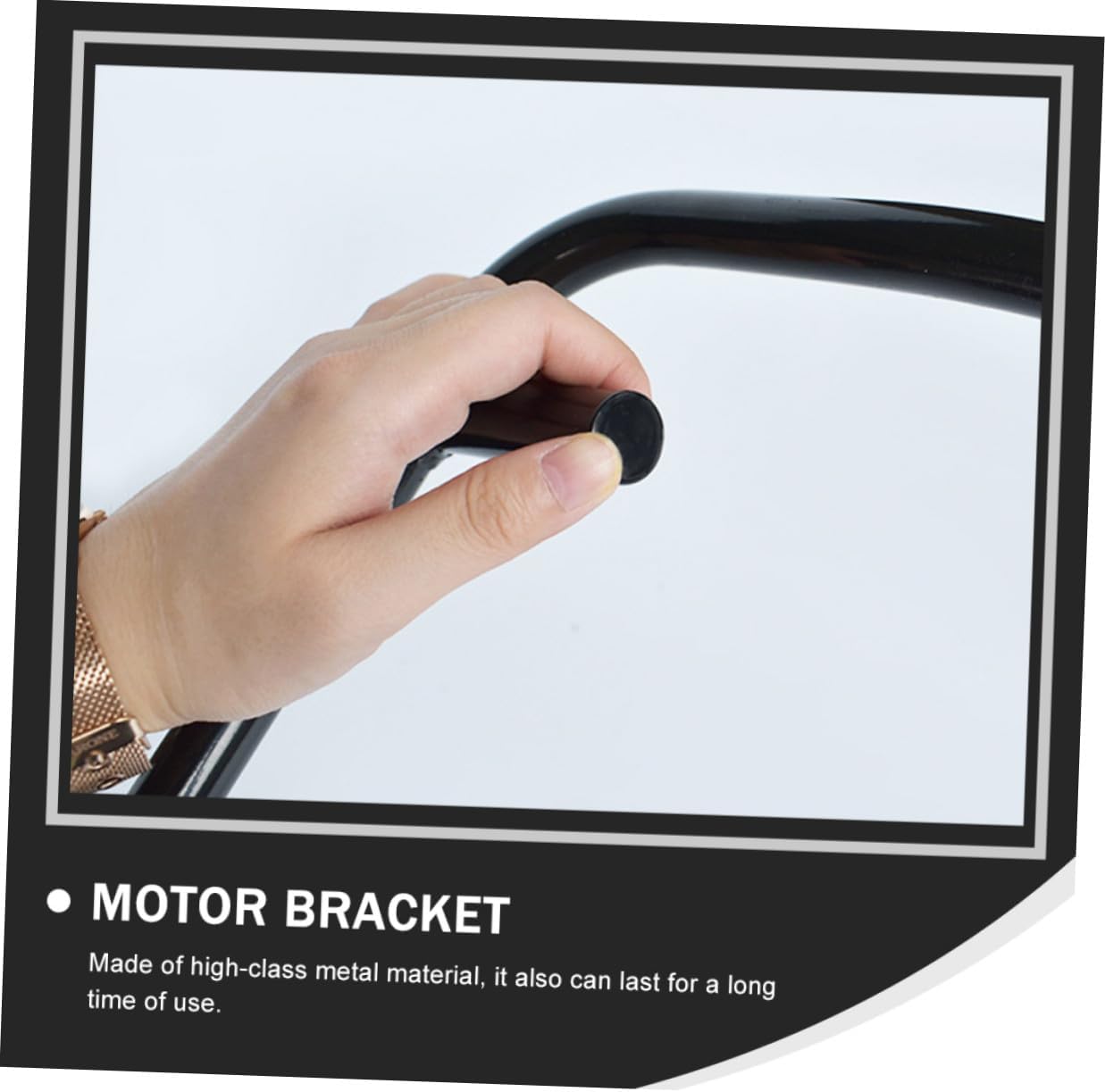 Boat Motor Bracket Inflatable Boat Motor Mount Racket Metal Holder for Kayak Outboard Engine Installation Fishing Accessory Set