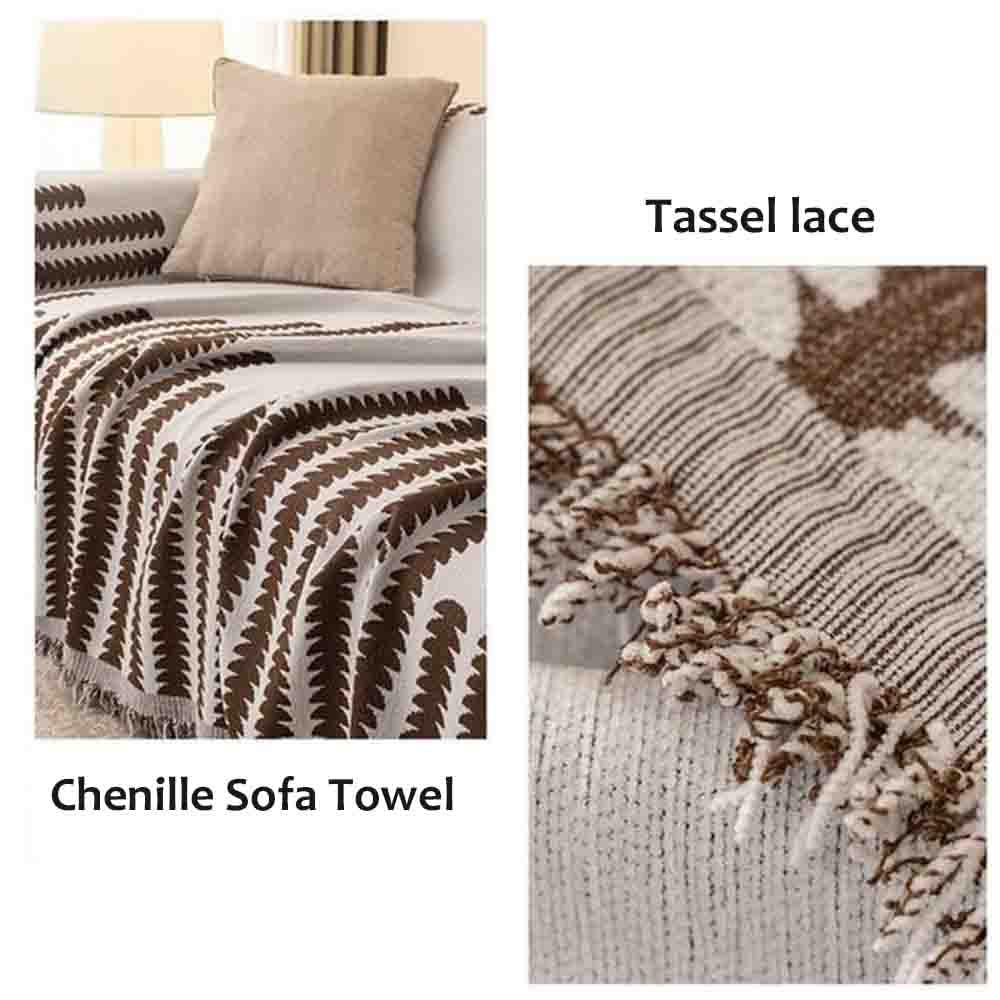 MXCZFC Sofa Throws Large 3 Seater,Throws for Sofas Large Non Slip Extra Large Throws for 4 Seater Sofa with Decorative Fringe - Image 3