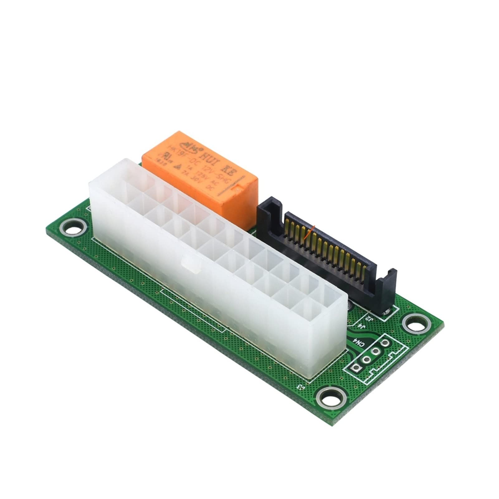 24-pinowy na 4-pinowy/SATA Molex synchroniczny podwójny zasilacz adapter synchronizacji karta ATX Add2psu dla górnictwa (10 szt. do sata zielony)