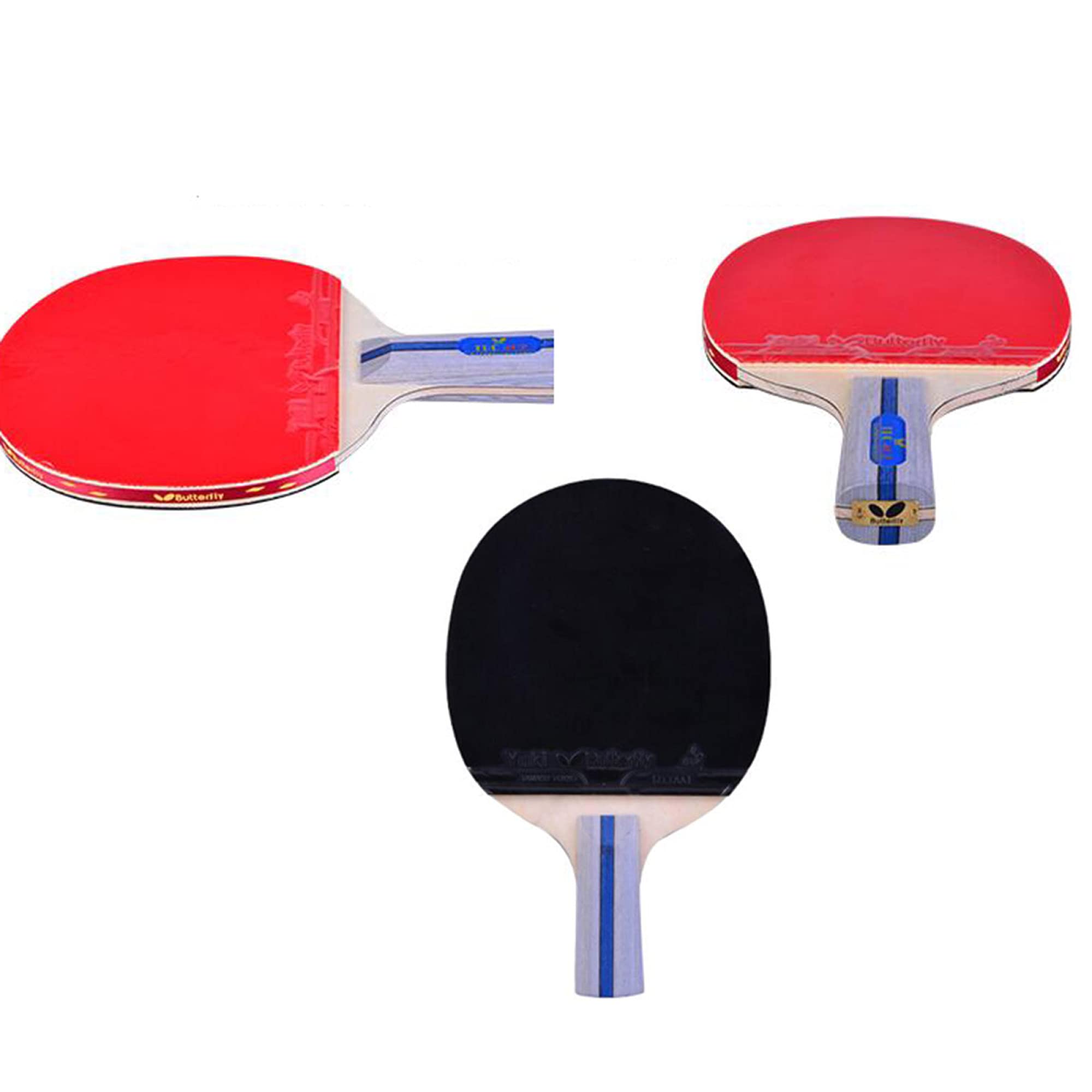 Raquette Ping-pong 4 étoiles ITTF - Structure 5 Couches, Caoutchouc Offensif, Haute Vitesse & Contrôle | Pour Joueurs Expérimentés