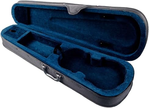 Violin box Triangle Belt Box 1/4 Size Violin Case Stand Storage Cloth Velvet Waterproof Violin Case Suitable For 1/4 Violin