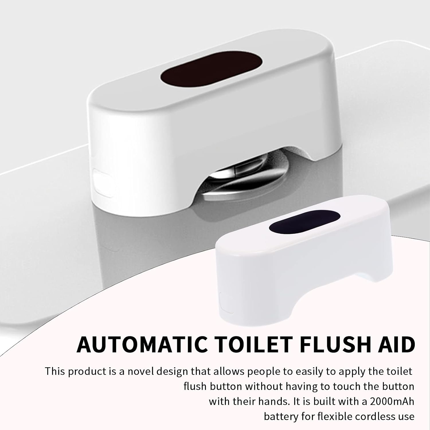 LTXDJ Toilet Flush Sensor, Automatic Toilet Flusher for Home and Hotel