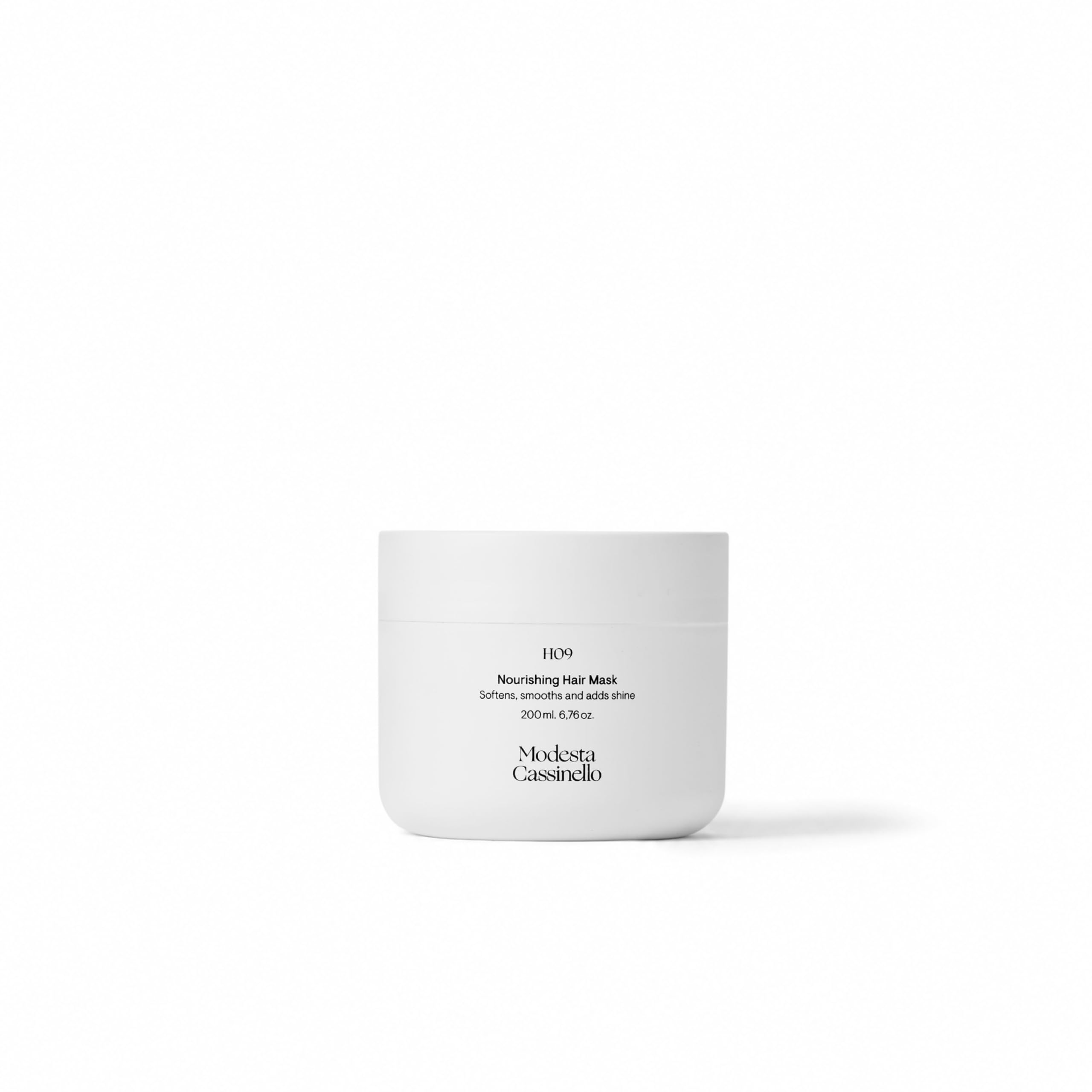 Modesa Cassinello - H09 Mascarilla Capilar - Tratamiento Intensivo Reparador con Escualano y Aceites Mediterráneos - Mascarilla Hidratante para Cabellos Dañados - Apta para Método Curly - 100 ml