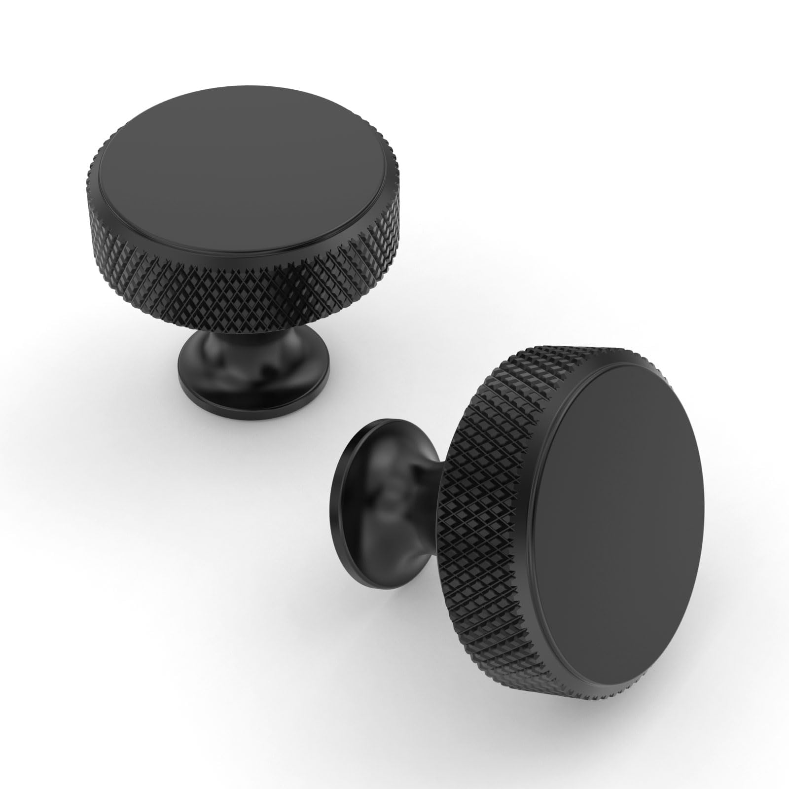 Gold Knurled Cabinet Knobs - 10 Pack -21