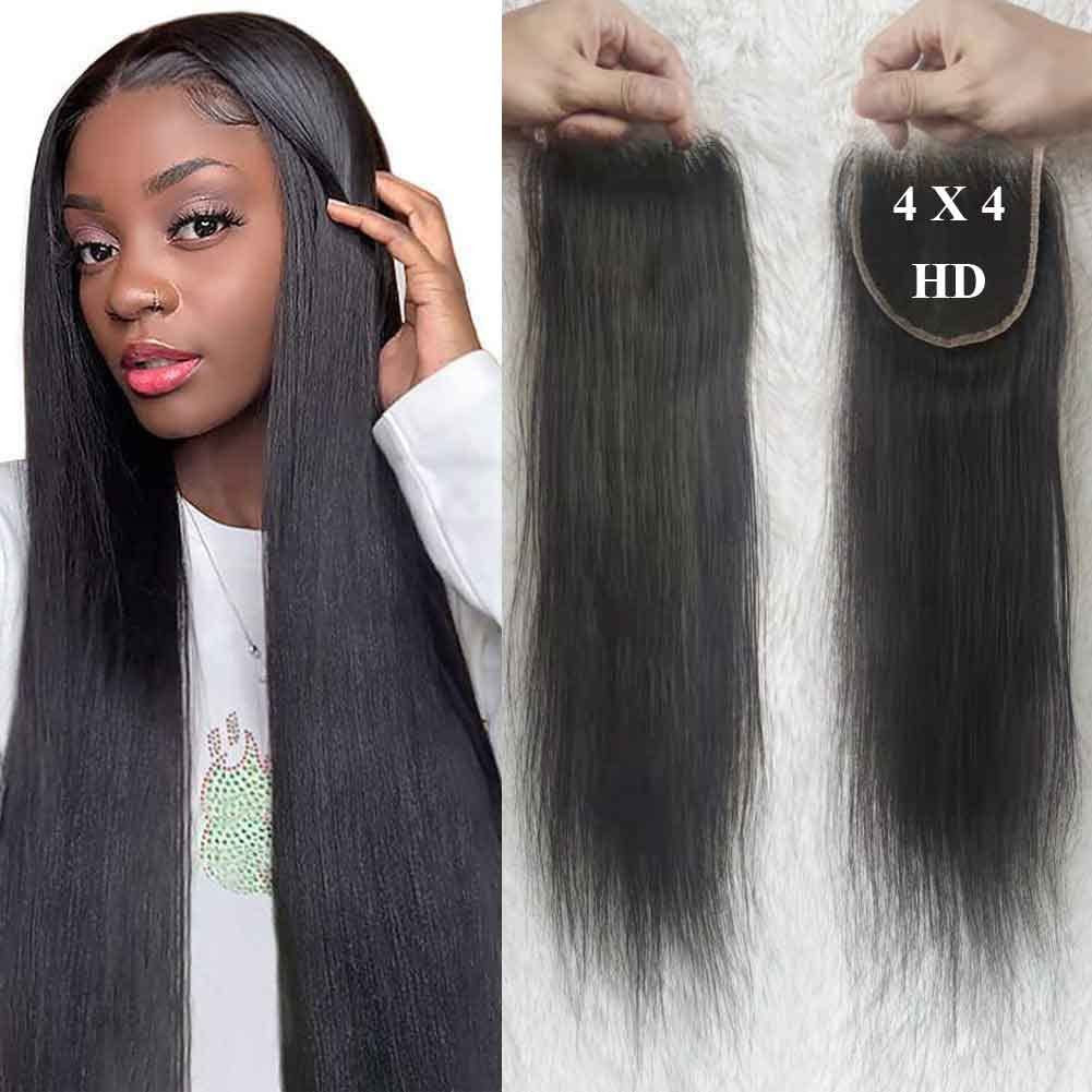 Pre Plucked 1B/613 Ombre Lace Frontal Human Hair 13X4 14 Inch Brazilian Blonde Hair Straight Ear To Ear Lace Closures Hair Pieces With Natural Hairline