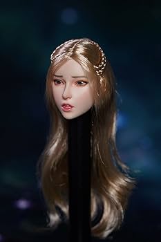 Amazon | 1/6ヘッドカービング 美人フィギュアヘッド 女の子