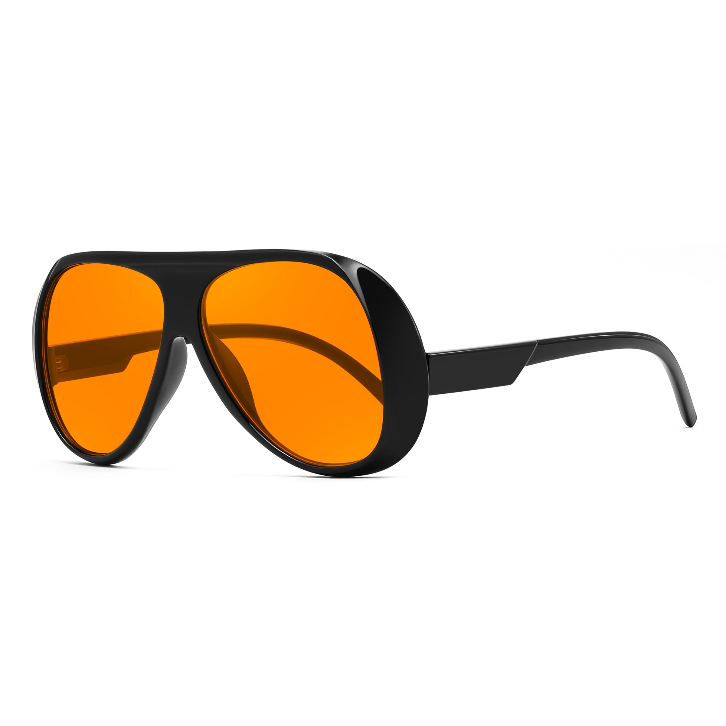 Retro Oversized Aviator Sunglasses Womens Men Trendy Vintage 70s Style Big Square Shield B0344-image-10