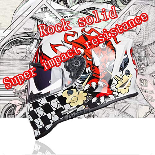 Casque intégral de protection moto WUTONG universel taille M L XL 2XL