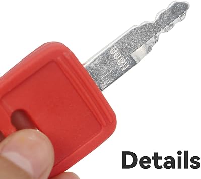 5 Pack H800 Ignition Key for Heavy Equipment