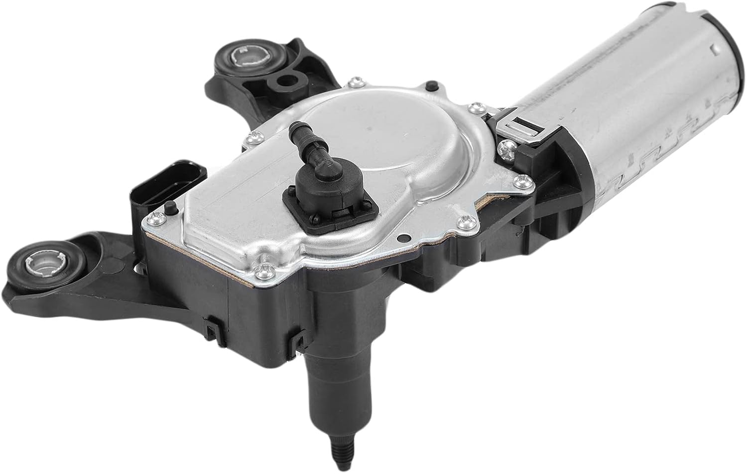 A-Premium Rear Windshield Wiper Motor Compatible with Volkswagen Touareg 2011-2016 3.0L, Touareg 2011-2017 3.6L, Sport Utility, 4-Pin, Replace# 7P6955711, 7P6955711A