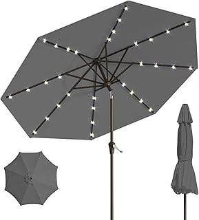 14 Backyard Shade Ideas for Comfort, Protection, and Style 32 10FT Solar Umbrella 32 LED Lighted Patio Umbrella Table Market Umbrella ...